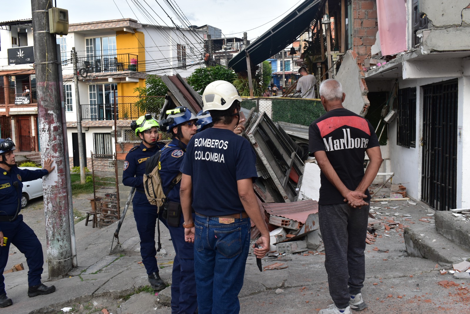Inspección de viviendas colapsadas